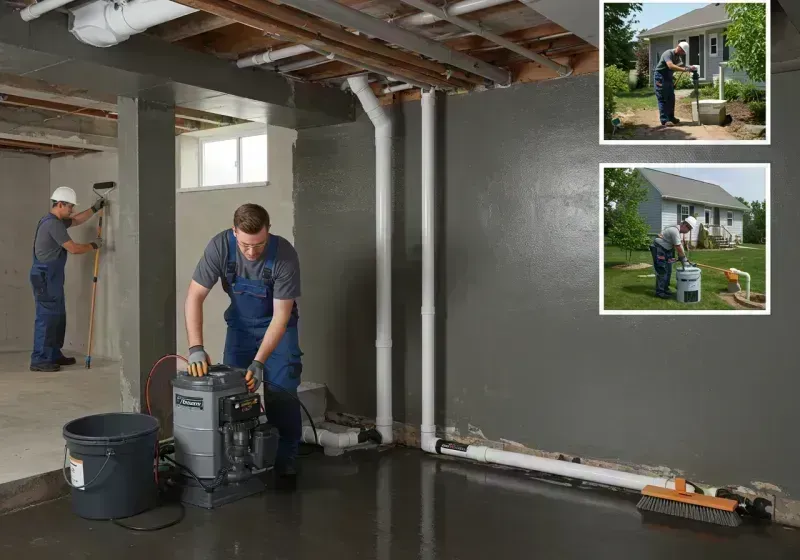 Basement Waterproofing and Flood Prevention process in Knob Noster, MO